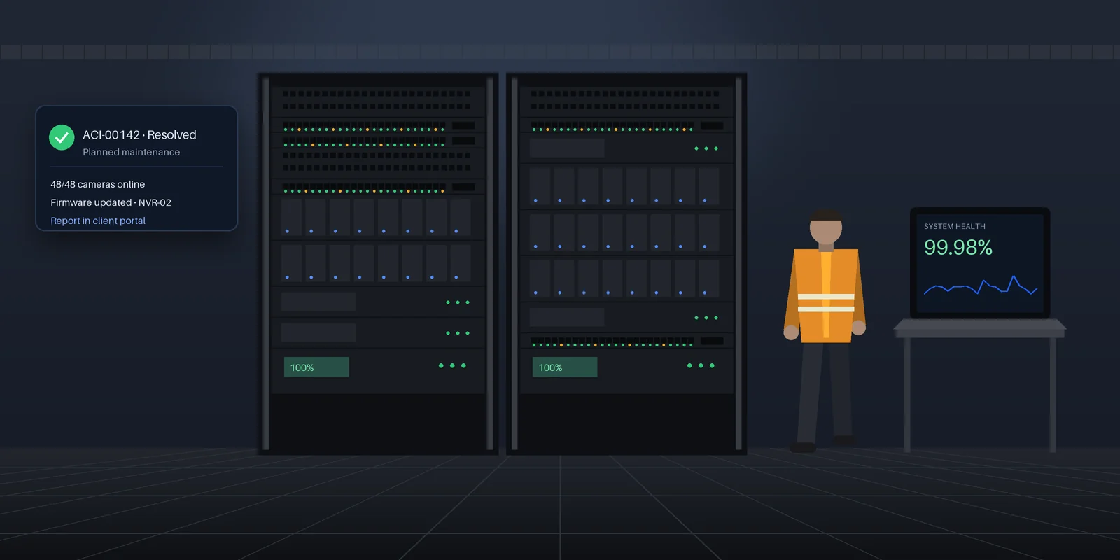 Illustration for Managed Service & Support